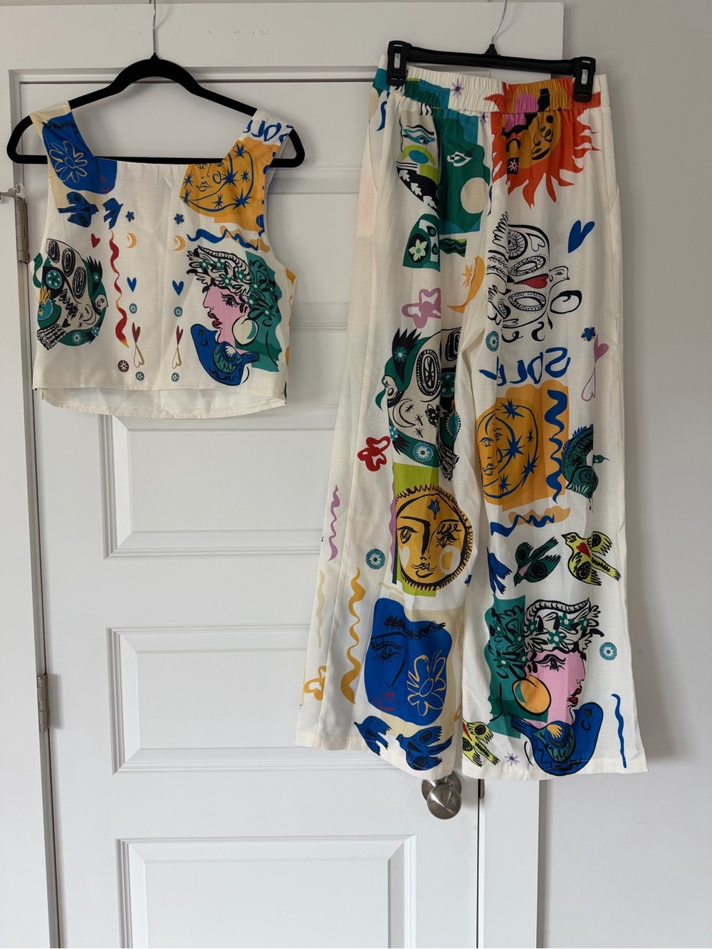 Commense Printed Top and Pants Set - Picture 8 of 8